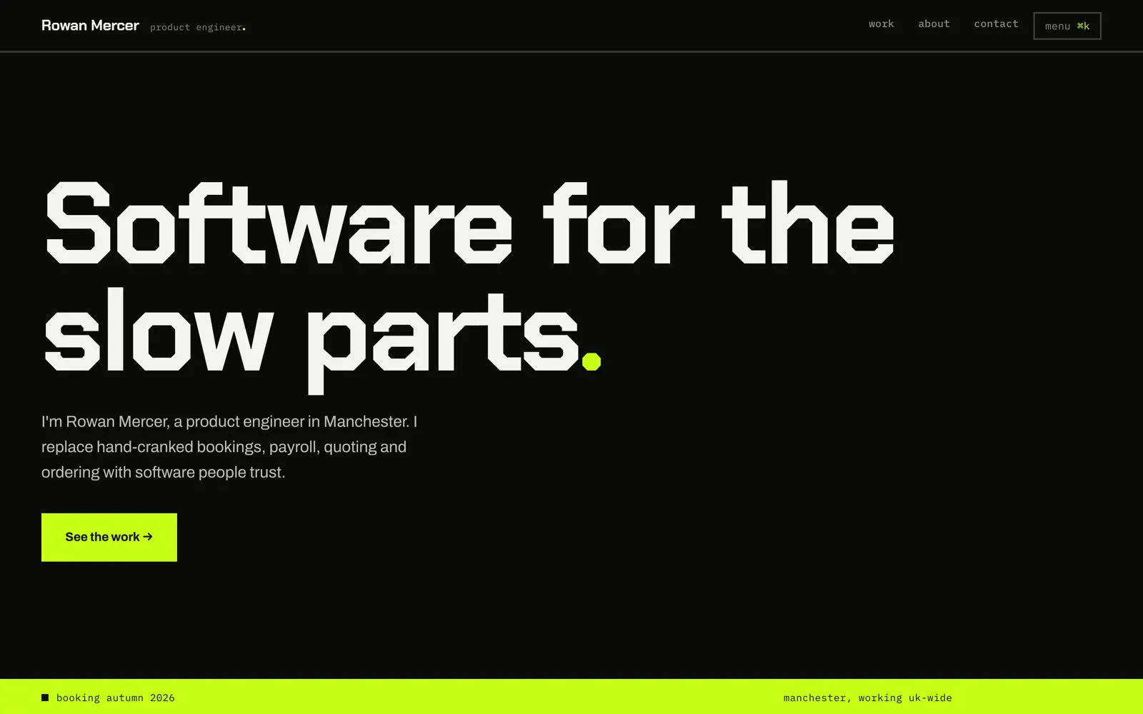 The Mercer home page